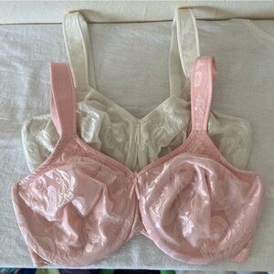 Lot of 2 Wacoal Awareness Underwire Bra 85567 Seamless Full Coverage 36DDD